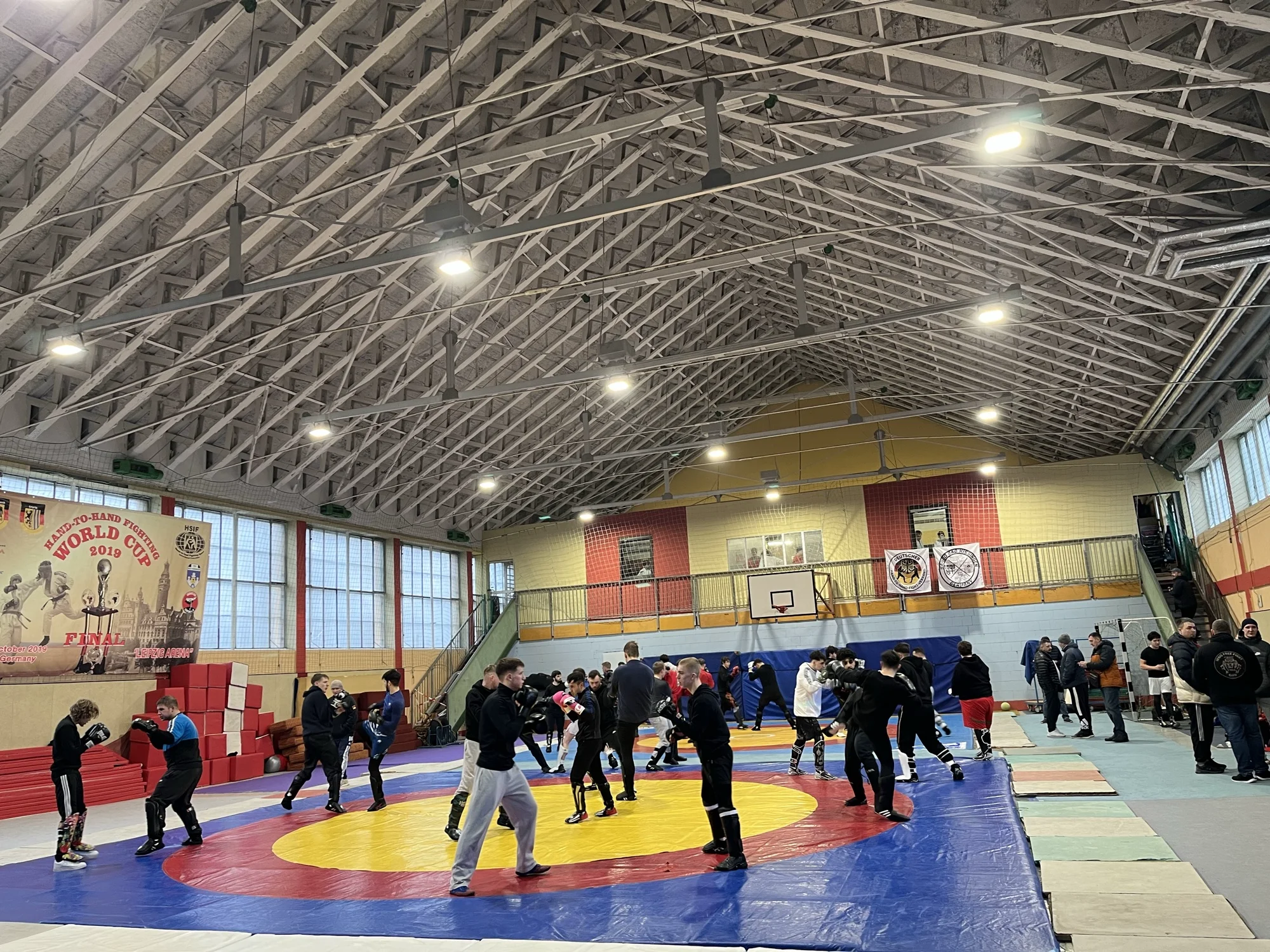Trainingshalle des DHFV beim Lehrgang in Bad Kissingen